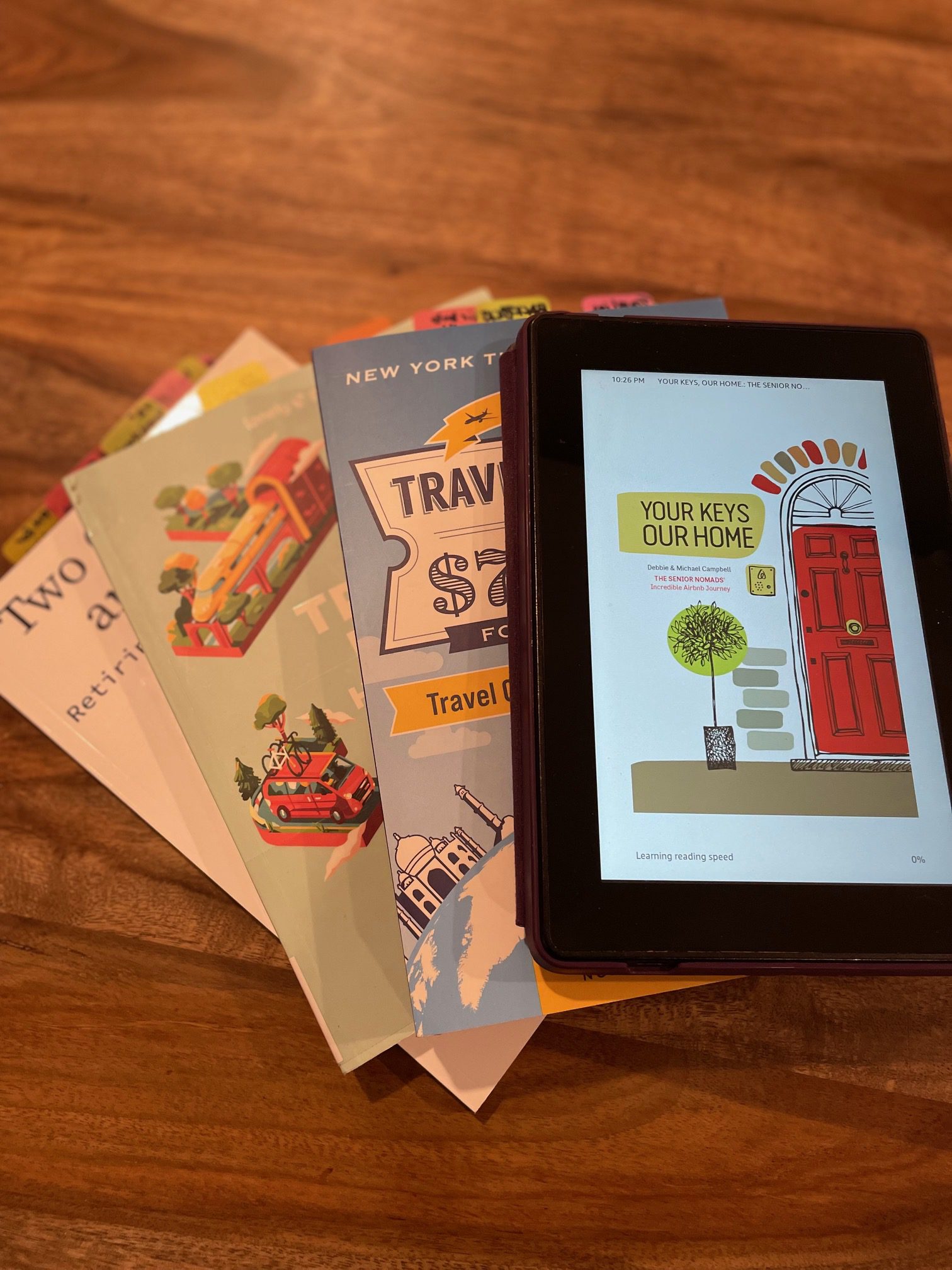 Nomading: T-Minus 55 Weeks: Five travel books
